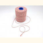 10m - Red & White Bakers, Butchers, Craft, Parcel String Twine